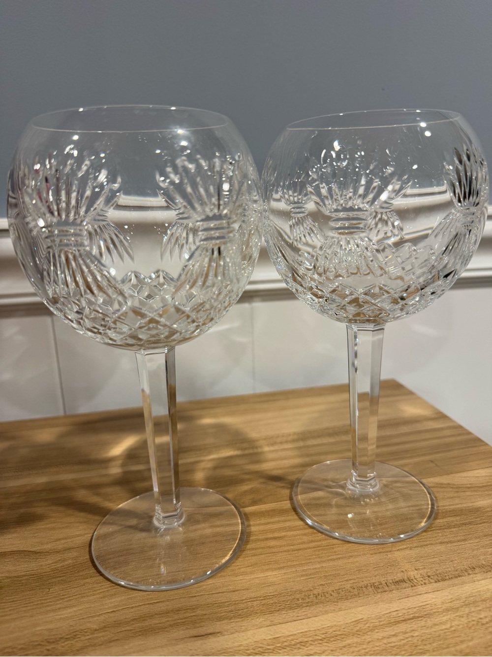 Waterford Millennium collection Prosperity Wine Goblets